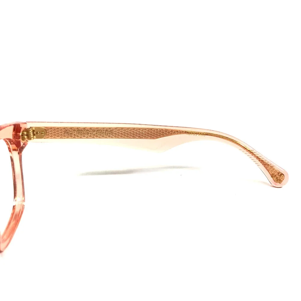 Alfred Kerbs Eyeglasses Frames AMERICA OR Clear Orange Square Full Rim 48-24-140